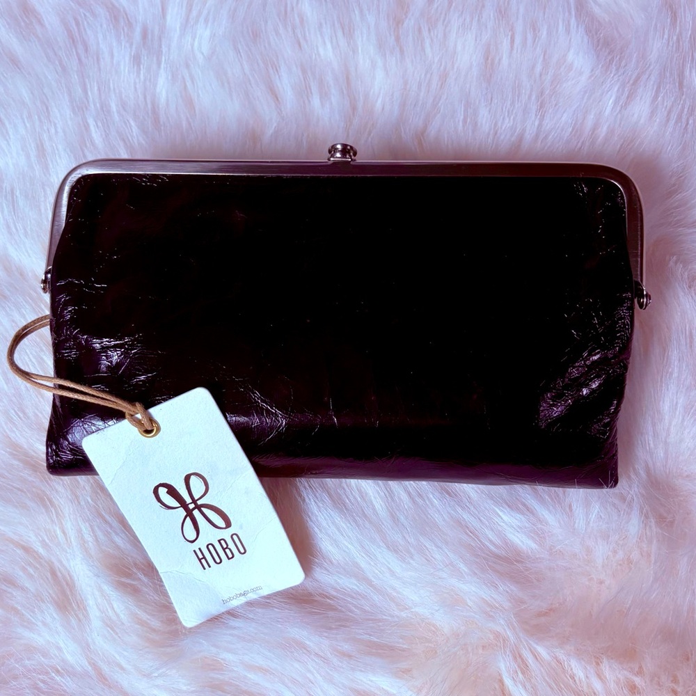 HOBO Lauren Black Clutch Wallet